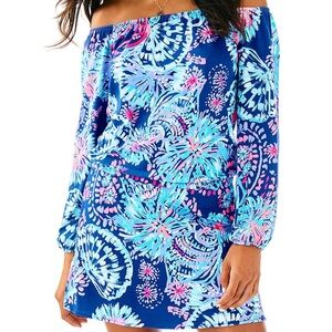 Lilly Pulitzer Lana Skort Off-Shoulder Romper